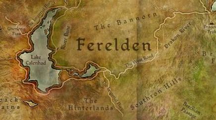 Dragon Age Origins - Ferelden Map