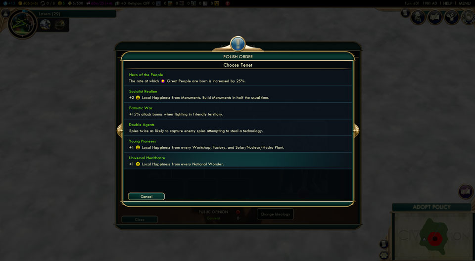 Ideologies screenshot 4