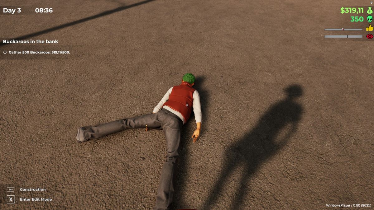 Um cliente cai no chão após ser atingido por um botijão de gás.