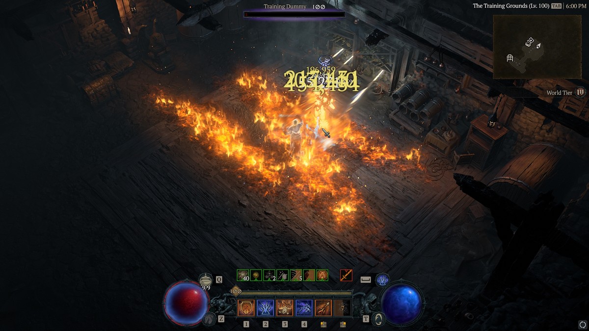 Hechicero Rayo de Fuego Diablo 4