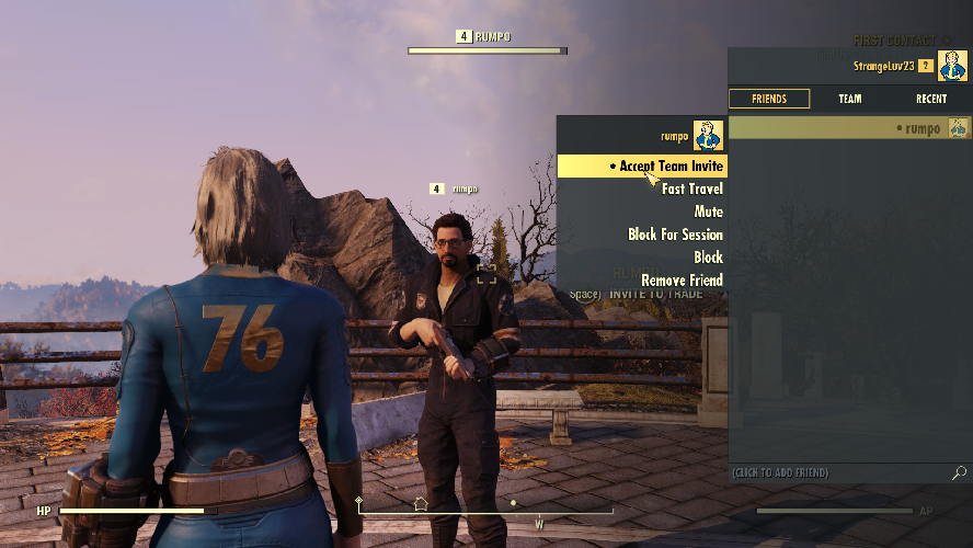 How to Team Up in Fallout 76