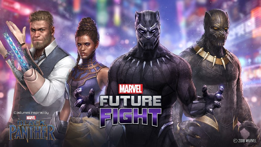 Marvel Future Fight Black Panther characters