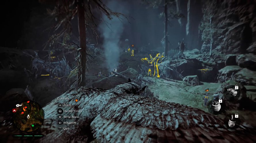Far Cry Primal owl view screenshot