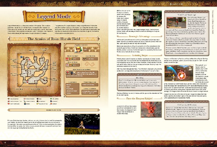 Adventure Mode - Sample Pages from Hyrule Warriors Legends guide