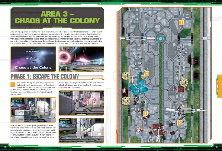 Preview of pages 152-153 in the Star Fox Zero guide