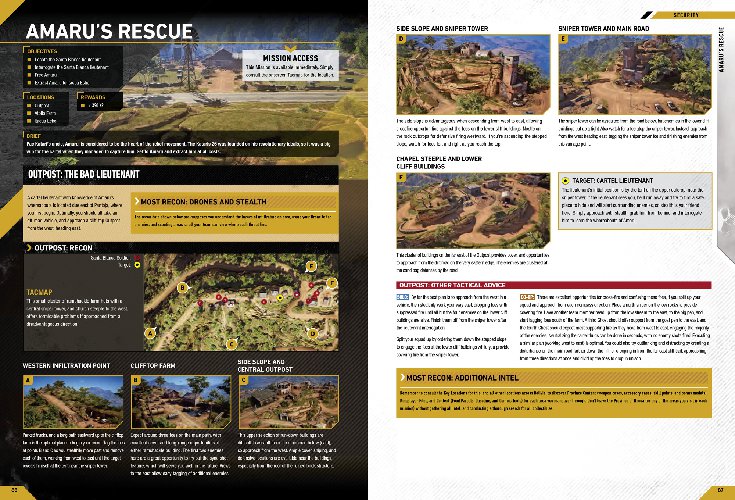Wildlands Guide sample page showing campaign walkthrough