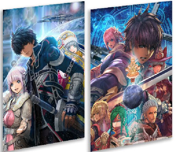 Star Ocean: Integrity and Faithlessness collector's edition lithographs