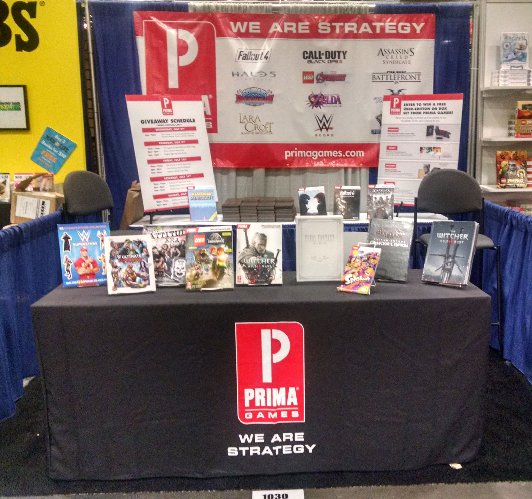 Prima's booth at San Diego Comic-Con