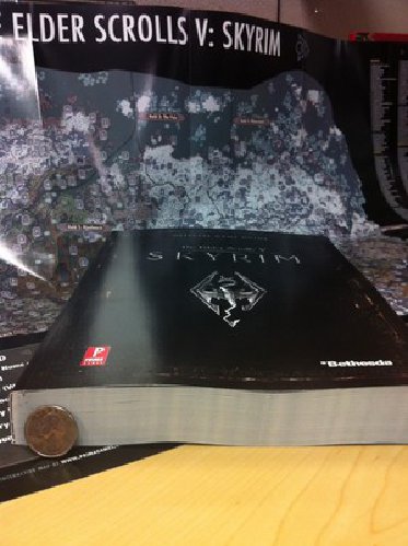 Skyrim Official Guide and pull-out poster