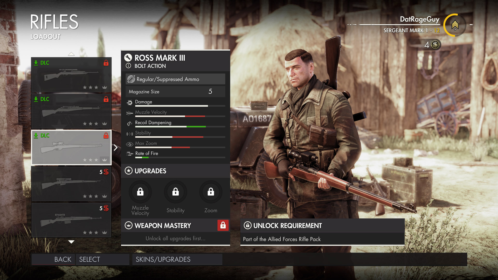 Sniper Elite 4 How To Unlock Every Rifle Full Rifle List Tips Prima Games