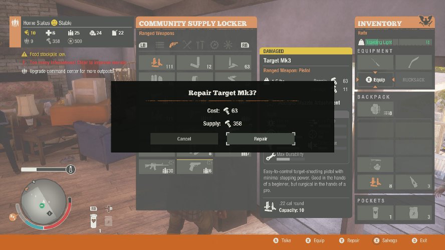 How to Repair Weapons in State of Decay 2 