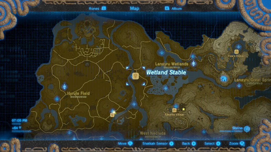 Zelda Breath of the Wild Hestu Location 2