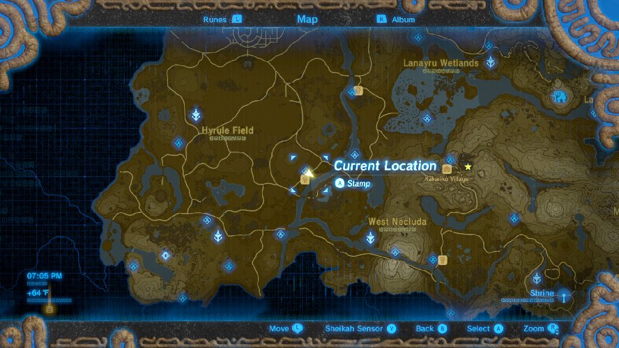 Zelda Breath of the Wild Hestu Location 3