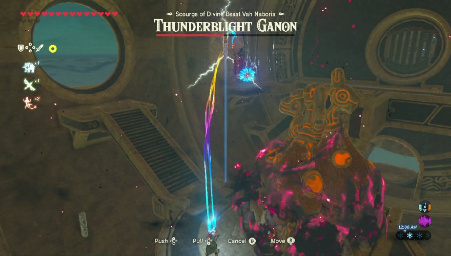 Zelda Breath of the Wild Thunderblight Ganon Spike