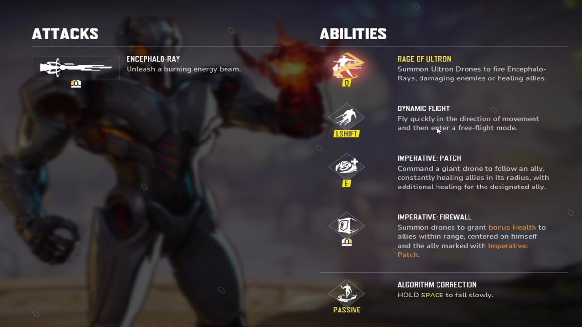 Ultron's Abilities