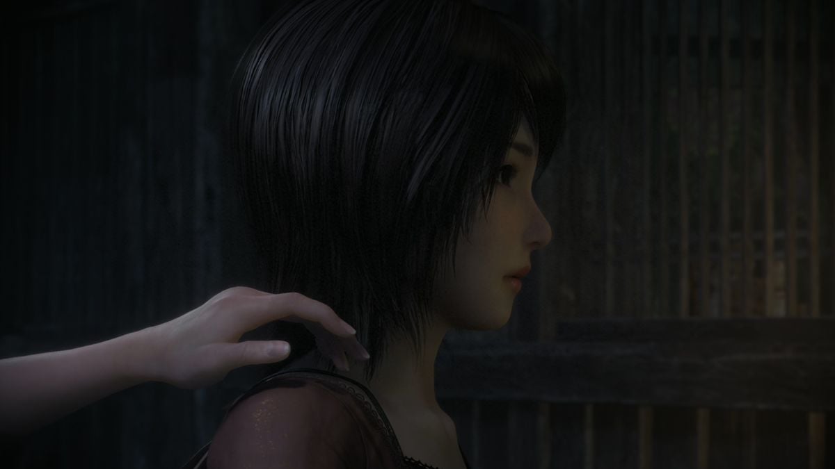 Fatal Frame II Crimson Butterfly Remake Screenshot featuring a cutscene