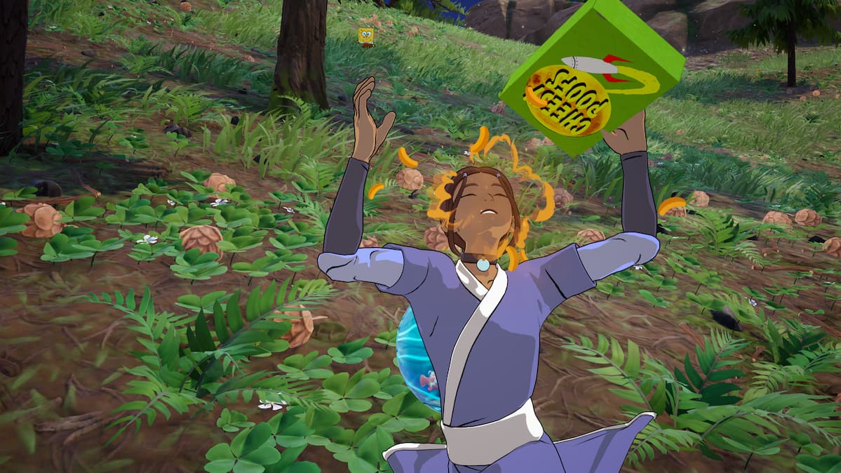 eat cheese puffs in fortnite