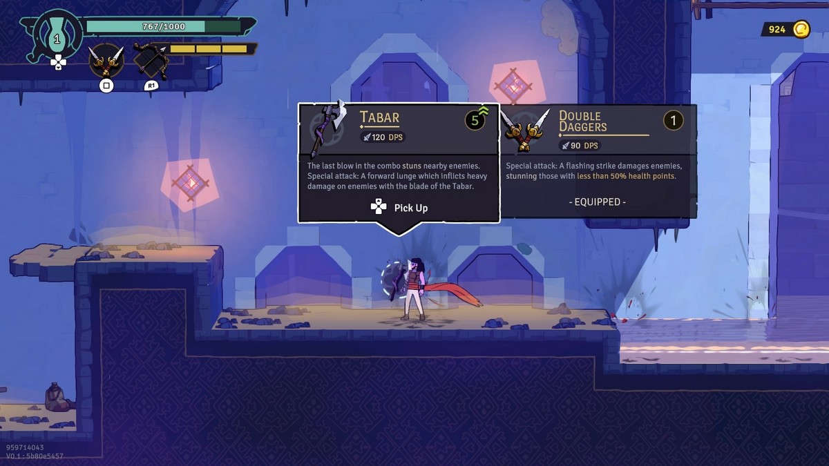 Mejora las armas El Príncipe Pícaro de Persia