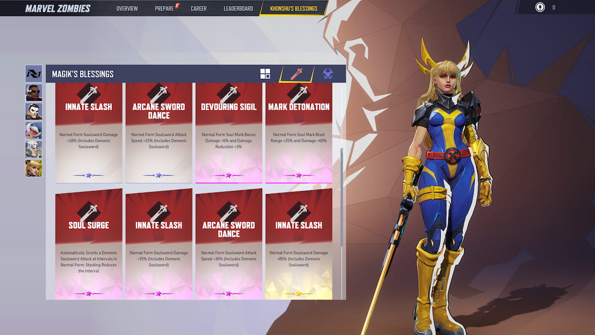 漫威对手僵尸中魔法师的红色祝福