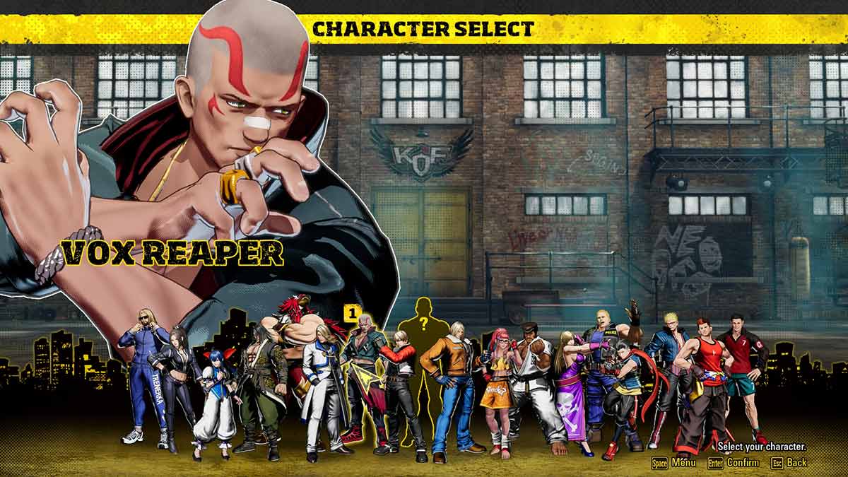 Vox Reaper en Fatal Fury: Ciudad de los lobos