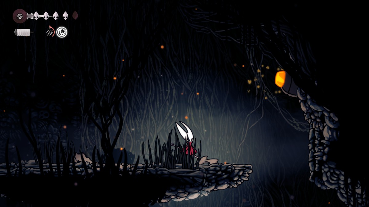 Hollow Knight Silksong Volátil Flintbeetle #2 en la pared