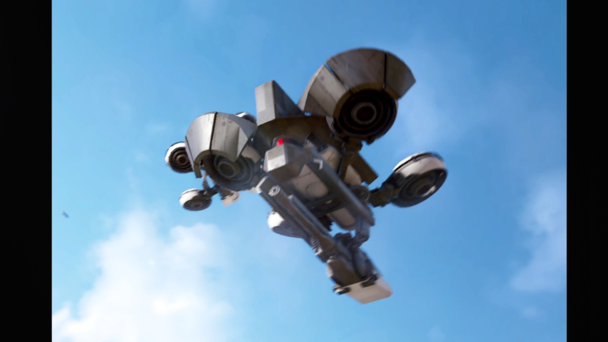 ARC Raiders enemigo ARC Hornet drone volador con ametralladora