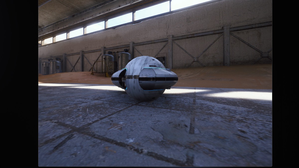 ARC Raiders enemigo ARC Pop pequeña bola explosiva blanca