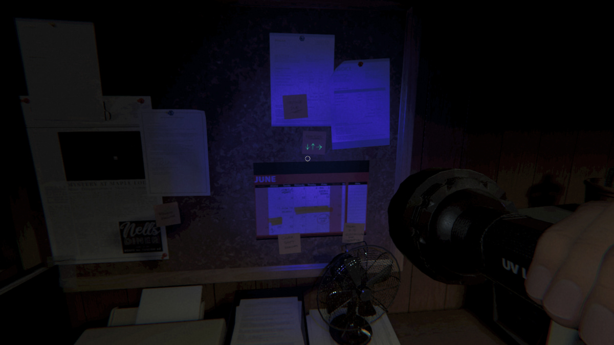 UV-Lichtcode Nell's Diner Phasmophobie