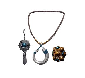 Blue Scout Earring, Ring, Necklace