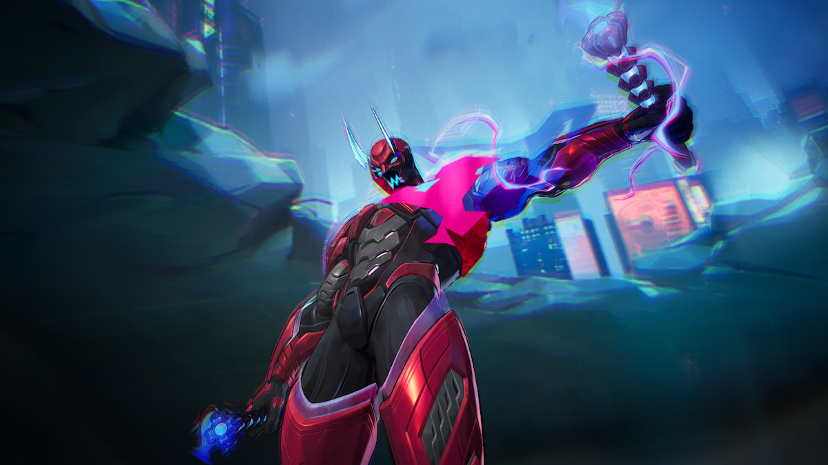 Daredevil extendiendo el testigo en Marvel Rivals