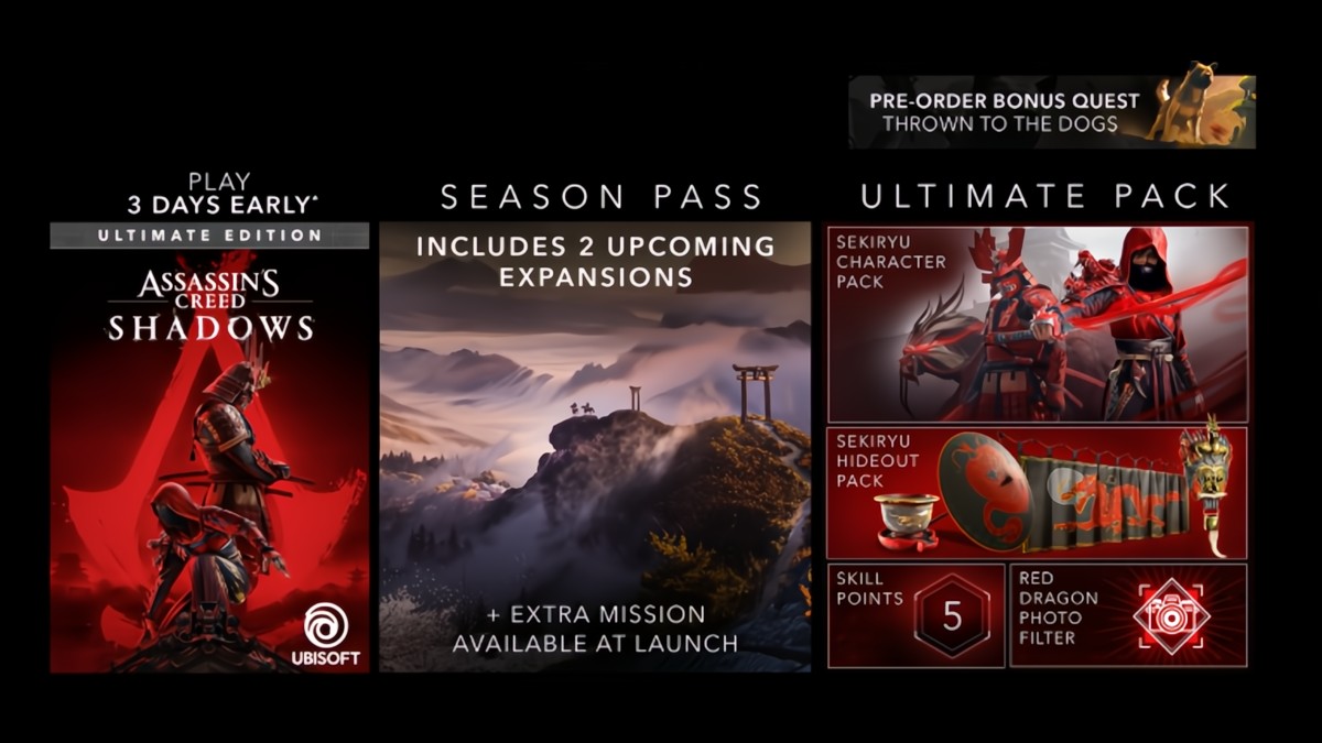 Ediciones Assassin's Creed Shadows