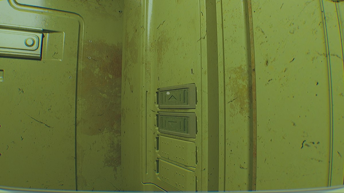 Regular elevator button on the right side