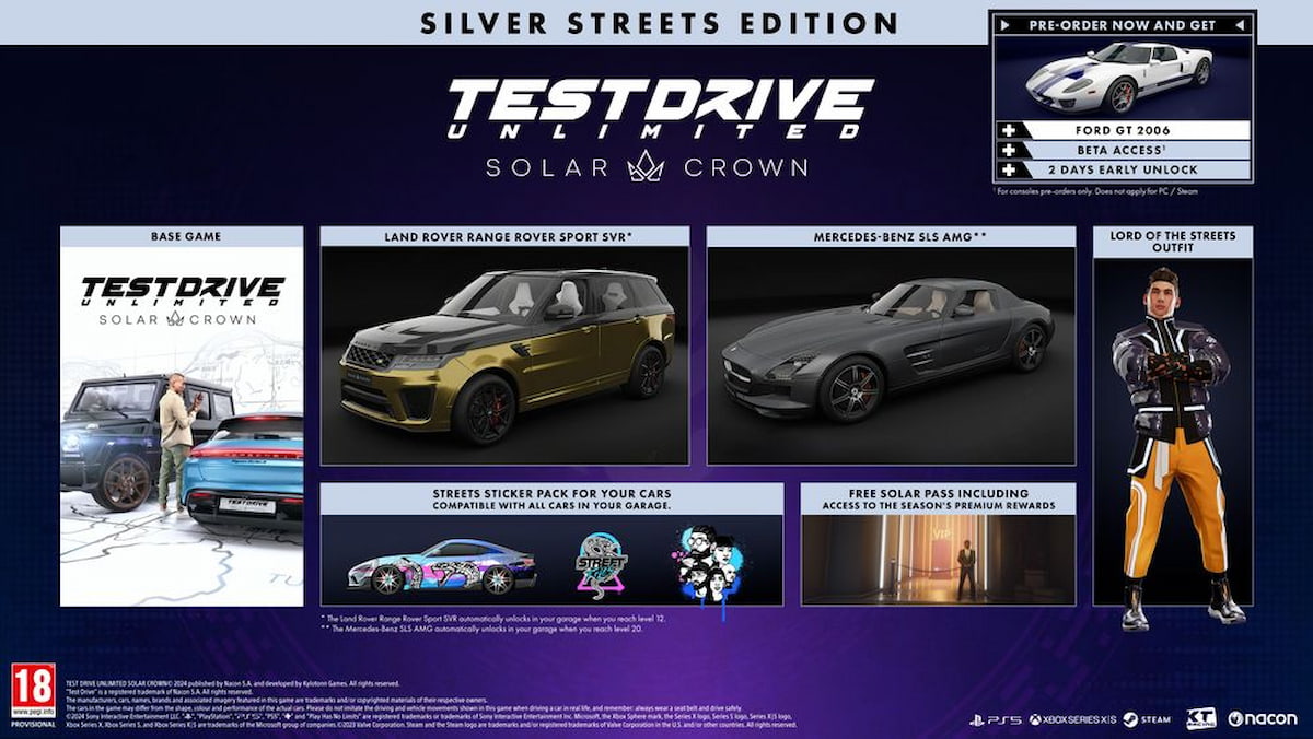 Prueba de manejo ilimitada Solar Crown Silver Streets Edition