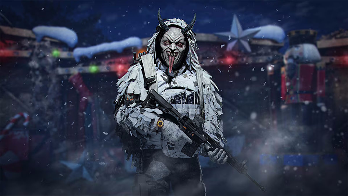 Traje de Krampus blanco de la División 2