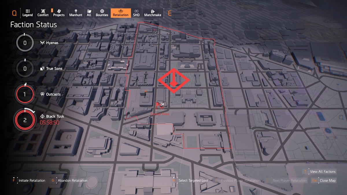 Représailles des Black Tusks de la Division 2