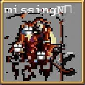 MissingNo character icon in Vampire Survivors