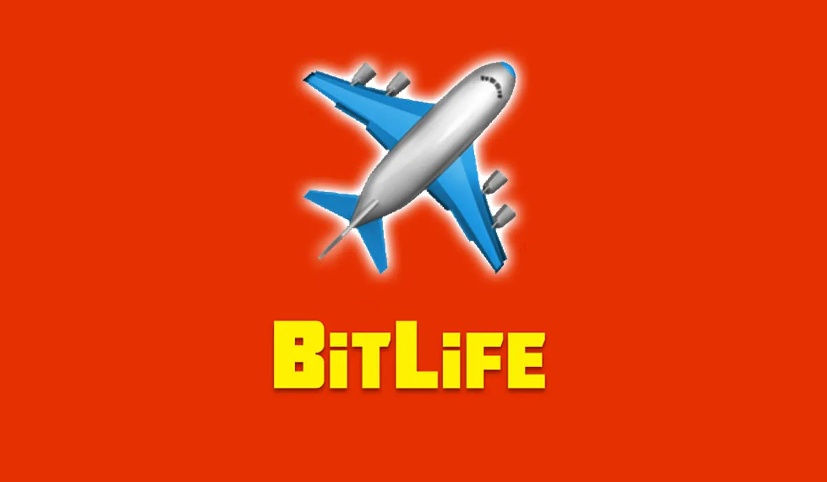 bitlife logo with airplane emoji