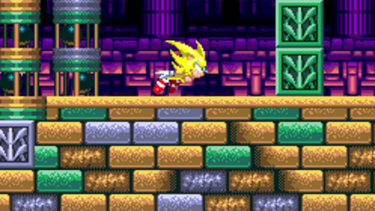 How to turn in to SUPER SONIC in sonic 1 and 2 