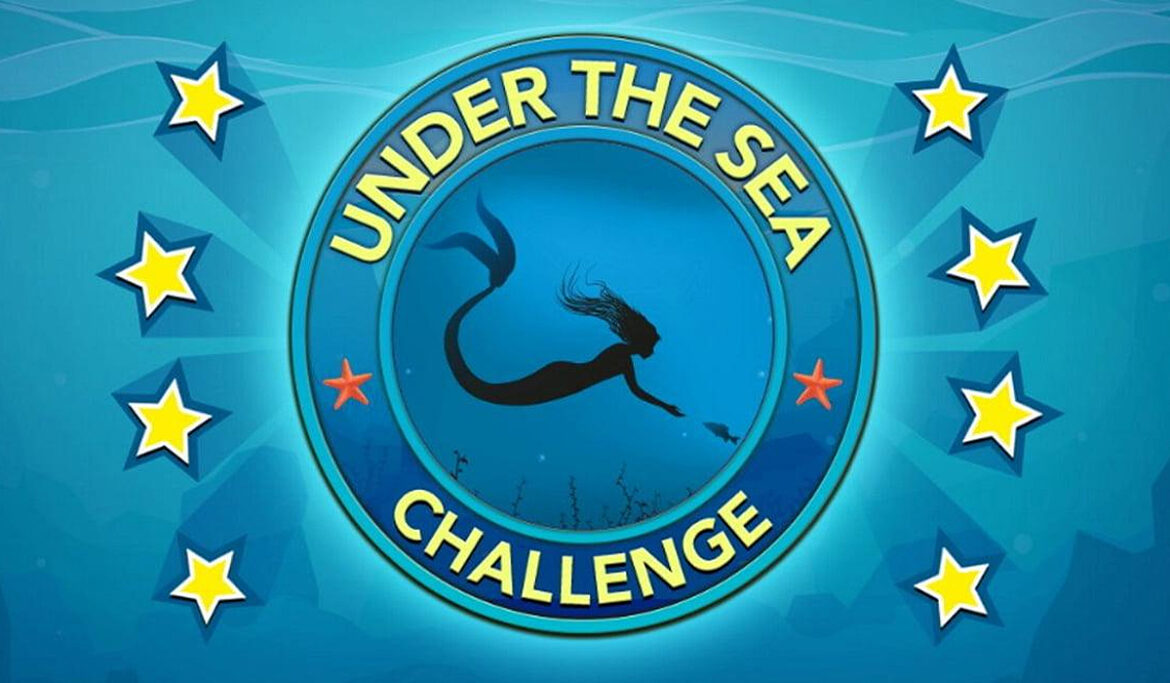 screenshot of the under the sea challenge logo in bitlife