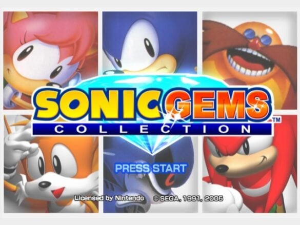 extract roms sonic gems collection
