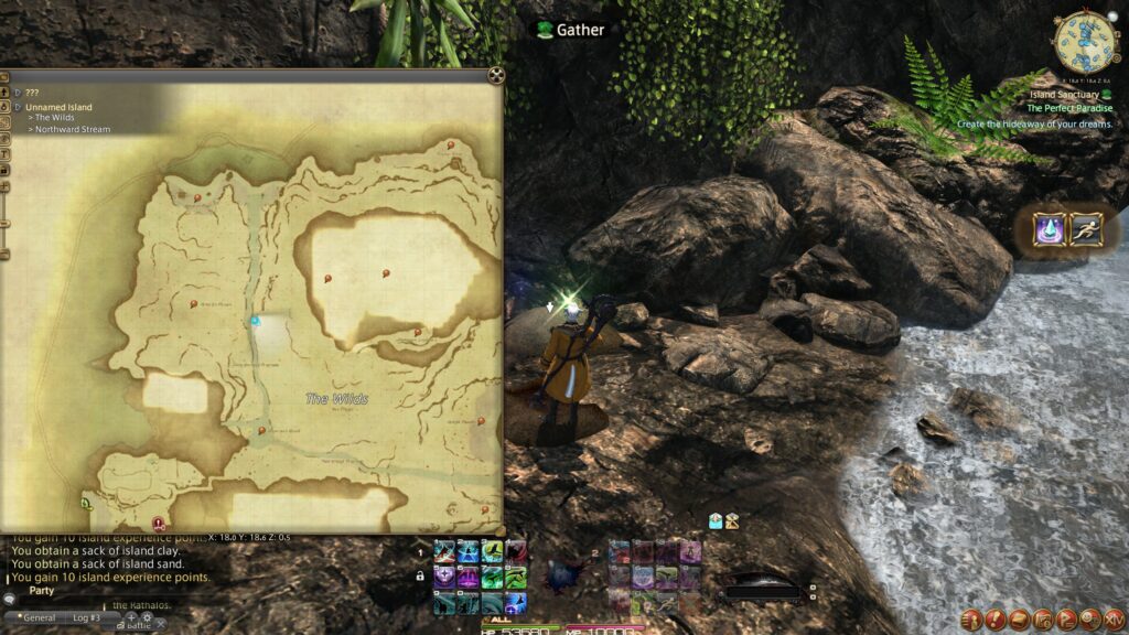 Island Leucogranite Location In FFXIV