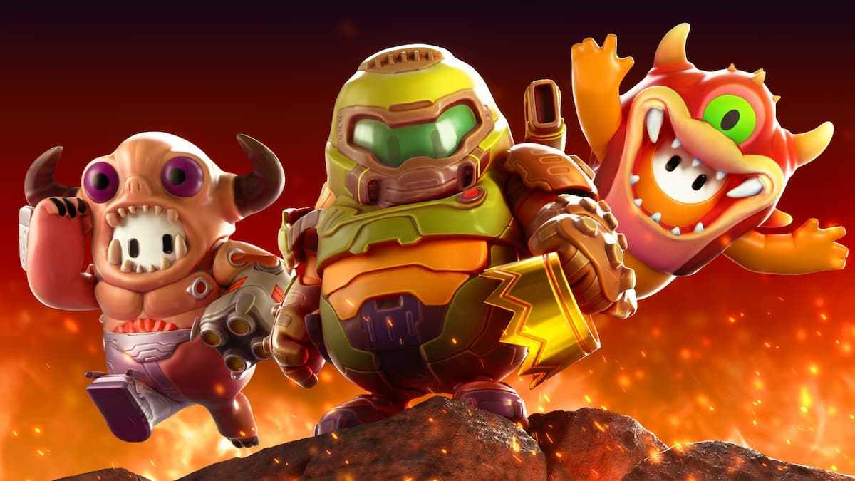 Datamine Reveals Fall Guys x DOOM Collab: More Info - Prima Games