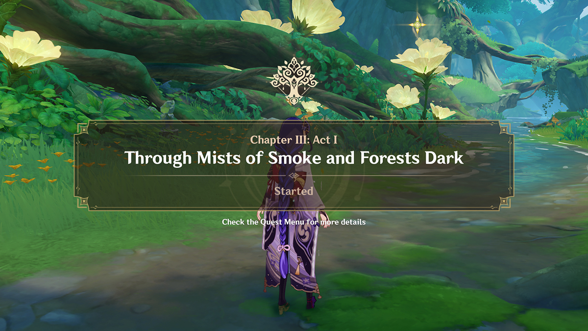 genshin impact through mists of smoke and forests dark chapter 3 act 1 archon quest