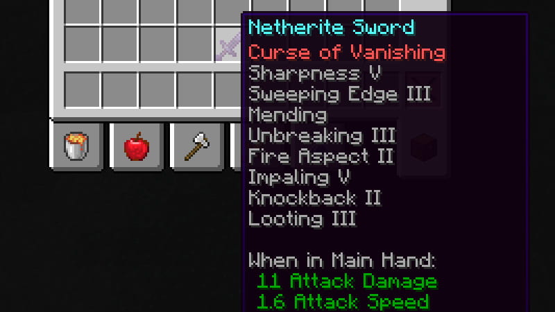 Minecraft Sword Enchantments Java Bedrock