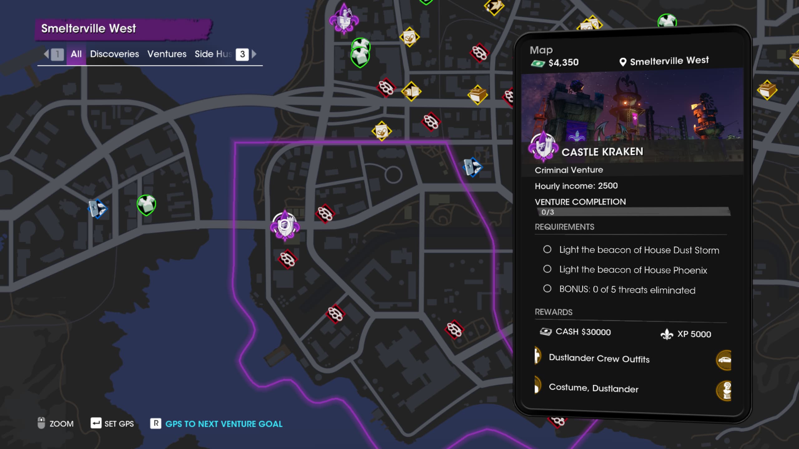 Saints Row How to Unlock Castle Kraken Prima Games