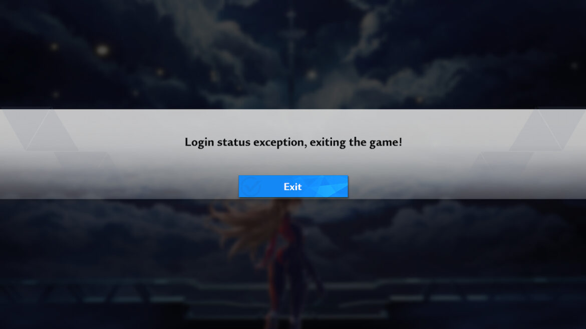 tower of fantasy login exception error