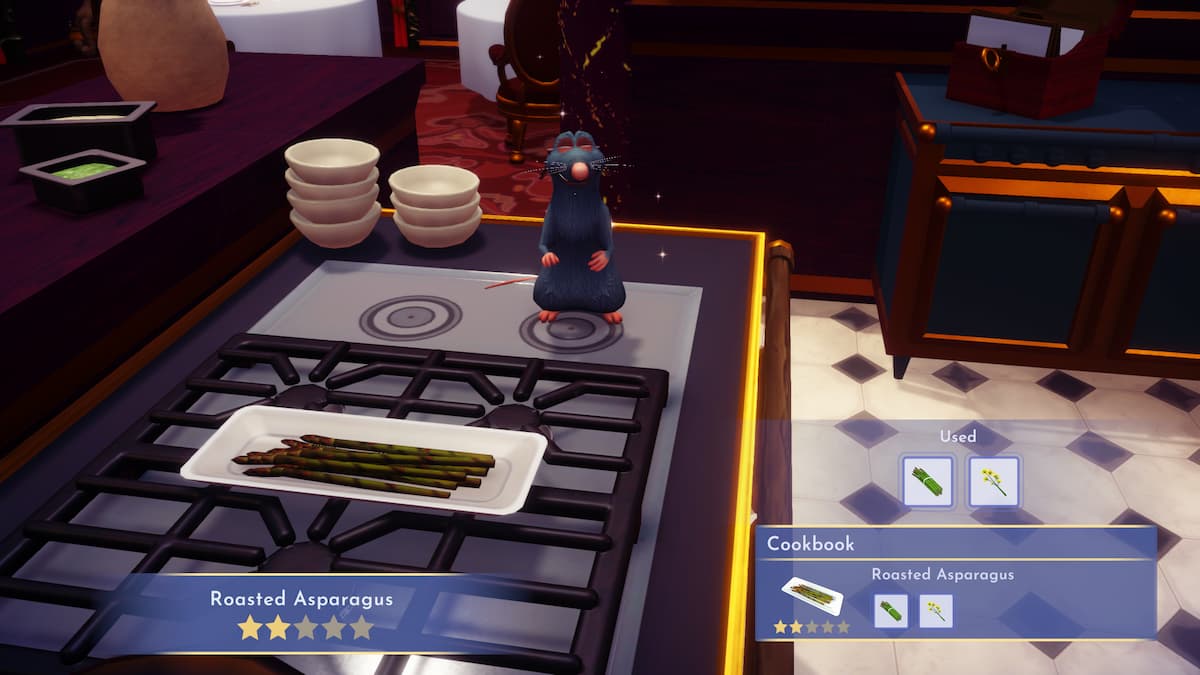 How to Make Roasted Asparagus in Disney Dreamlight Valley - Prima