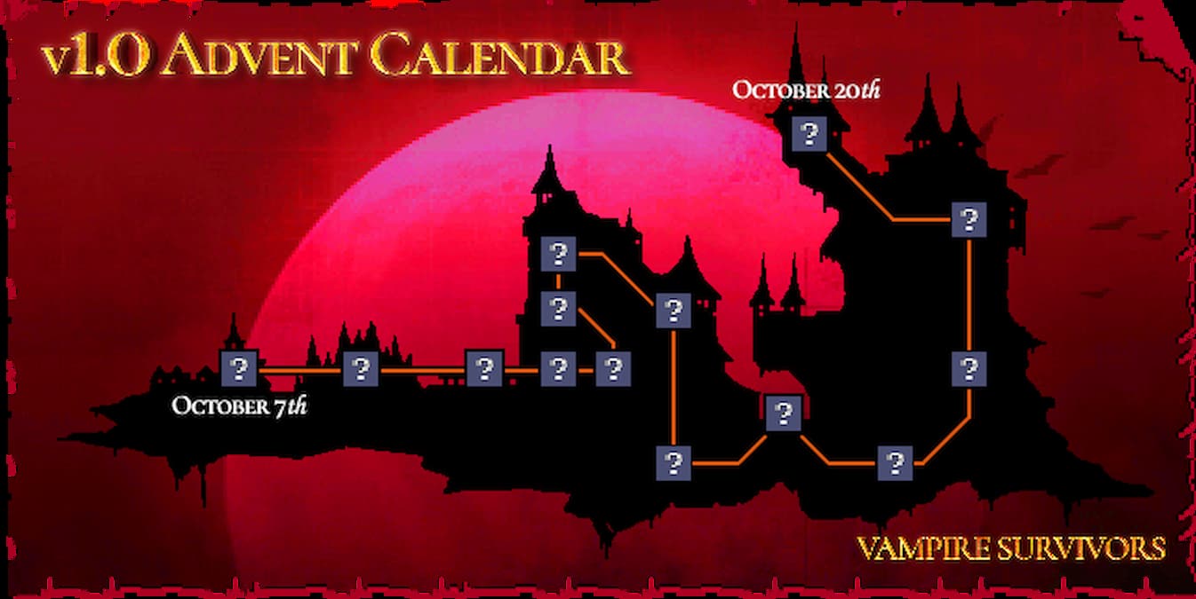 Vampire Survivors 1.0 Release Date Announced: More Info - Prima Games