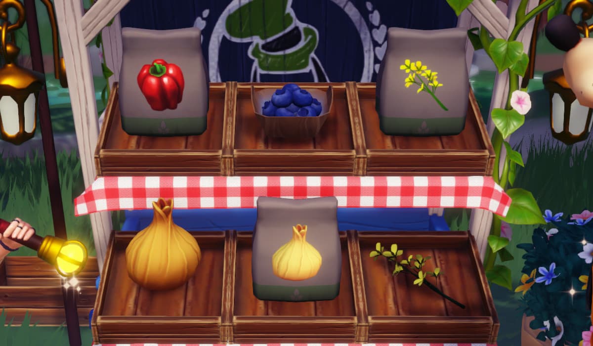 Disney Dreamlight Valley Onion Goofy Stall