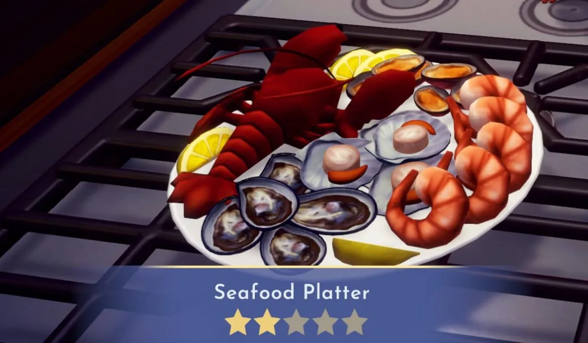 Disney Dreamlight Valley Seafood Platter
